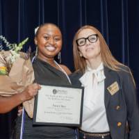 Naomi Sang and Dr. Sawesi